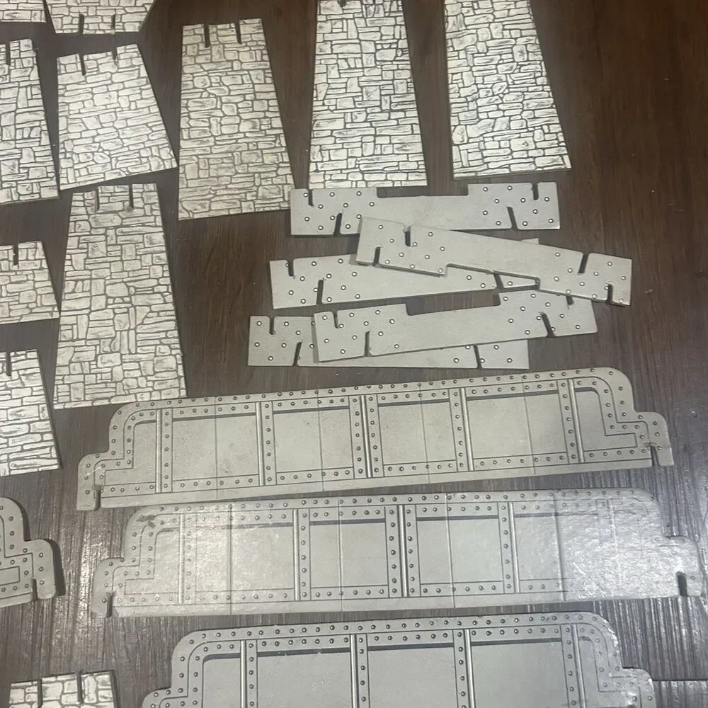 American Flyer S Gauge Cardboard Trestle Set 60+ Pieces Replacement Parts